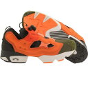 リーボック 緑 グリーン 赤 レッド インスタポンプフューリー スニーカー メンズ 【 REEBOK MEN INSTAPUMP FURY ASYM (CANOPY GREEN / PEACH ATOMIC RED COAL) CANOPY GREEN PEACH ATOMIC RED COAL 】