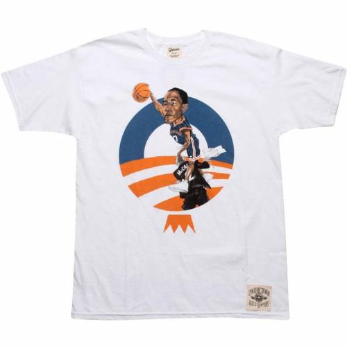 【★Fashion THE SALE★7/12午前10時迄】Tシャツ ニックス 白色 ホワイト メンズ 【 UNDER CROWN OBAMA O-FACE TEE (KNICKS - WHITE) / KNICKS - WHITE 】 メンズファッション トップス カットソー