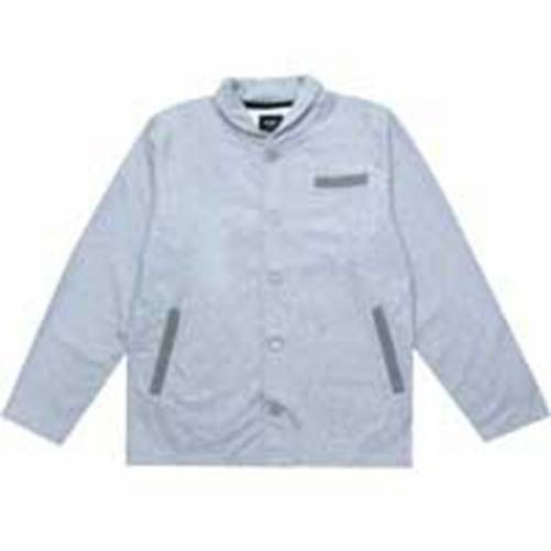 【★Fashion THE SALE★7/12午前10時迄】ハフ フリース ジャケット ヘザー 灰色 グレー メンズ 【 HUF FLEECE SHAWL COLLAR CHORE JACKET (HEATHER GREY) / HEATHER GREY 】 メンズファッション コート