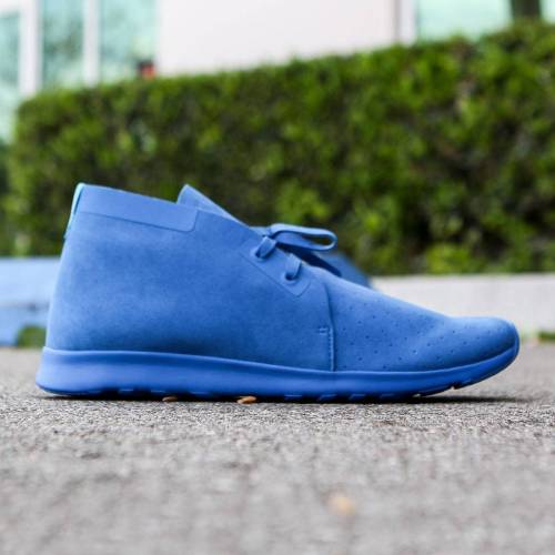 ネイティブ チャッカ 青色 ブルー スニーカー メンズ 【 NATIVE MEN APOLLO CHUKKA (BLUE / BARRACUDA BLUE) BLUE BARRACUDA BLUE 】