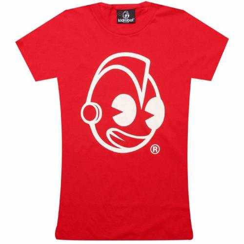 キッドロボット レディース クラシック Tシャツ 赤 レッド  レディースファッション トップス カットソー