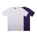 ケーワンエックス インパクト Vネック Tシャツ 紫 パープル 白色 ホワイト ヘザー メンズ 【 K1X DOUBLE IMPACT V-NECK TEES (WHITE / PURPLE HEATHER) WHITE PURPLE HEATHER 】 メンズファッション トップス カット