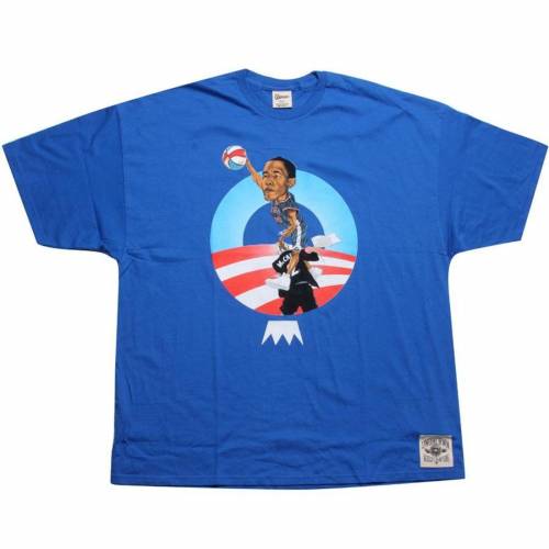 Tシャツ 青色 ブルー メンズ 【 UNDER CROWN OBAMA O-FACE TEE (ROYAL BLUE) / ROYAL BLUE 】 メンズファッション トップス カットソー