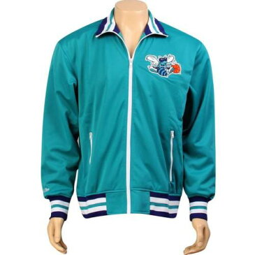 MITCHELL AND NESS シャーロット ホーネッツ ウォーム トラック ジャケット ミッチェルアンドネス トラックジャケット メンズ 【 NBA PRESEASON WARM UP TEAL 】