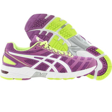 【海外限定】アシックス レディース トレーナー 白 ホワイト スニーカー レディース靴 【 ASICS WHITE TIGER WOMENS GELDS TRAINER 18 PURPLE NEON YELLOW 】