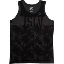 ジャスリブ タンクトップ 黒色 ブラック メンズ 【 JSLV PALMS TANK TOP (BLACK) / BLACK 】 メンズファッション トップス