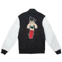 ベイト ジャケット 黒色 ブラック 白色 ホワイト メンズ 【 BAIT X ASTRO BOY MEN STEP VARSITY JACKET (BLACK / WHITE) BLACK WHITE 】 メンズファッション コート