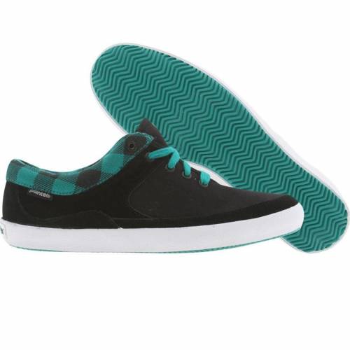 ポインター ポインター レディース 黒色 ブラック スニーカー 【 POINTER WOMENS TAMZIG (BLACK / TURQUOISE HRNB CHECK) BLACK TURQUOISE HRNB CHECK 】