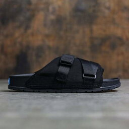 サンダル 黒色 ブラック ピープルフットウェア メンズ 【 PEOPLE FOOTWEAR MEN THE LENNON CHILLER SLIDE (BLACK) / BLACK 】