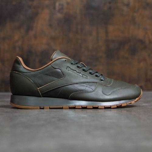 リーボック REEBOK リーボック クラシック レザー オリーブ ナイト スニーカー 【 REEBOK X KENDRICK LAMAR MEN CLASSIC LEATHER LUX OLIVE NIGHT GUM 】 メンズ スニーカー