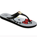 レディース 黒色 ブラック ハローキティー スニーカー 【 HELLO KITTY WOMENS ZOE (BLACK) / BLACK 】