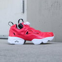 リーボック 白色 ホワイト ピンク 黒色 ブラック インスタポンプフューリー スニーカー レディース 【 REEBOK WOMEN INSTAPUMP FURY OVERBRANDED (PINK / NEON CHERRY WHITE BLACK) PINK NEON CHERRY WHITE BLACK 】