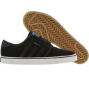 アディダス スケート 黒色 ブラック 青色 ブルー スニーカー メンズ 【 ADIDAS SKATE SEELEY (BLACK / CRAYON BLUE) BLACK CRAYON BLUE 】