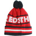 r[j[ Lbv Xq  bh Y y THE HUNDREDS FACEOFF BEANIE (RED) / RED z obO YLbv Xq jbgX