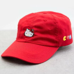 ベイト 赤 レッド ハローキティー メンズ 【 BAIT X SANRIO PAC-MAN HELLO KITTY HAT (RED) / RED 】 バッグ キャップ 帽子 メンズキャップ 帽子 ハット