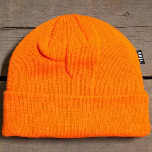 ベイト ビーニー キャップ 帽子 橙 オレンジ メンズ 【 ORANGE BAIT FOLDED BEANIE SAFETY 】