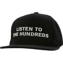 スナップバック バッグ キャップ キャップ 帽子 黒色 ブラック メンズ 【 THE HUNDREDS ESCUCHAR SNAPBACK CAP (BLACK) / BLACK 】 メンズキャップ 帽子