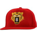 xCg XibvobN obO Lbv Lbv Xq  bh F CG[ Y y BAIT TIGER SNAPBACK CAP (RED / YELLOW) RED YELLOW z YLbv Xq