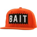 xCg {bNX S XibvobN obO Lbv Lbv Xq  IW F zCg Y y BAIT BOX LOGO SNAPBACK CAP (ORANGE / WHITE) ORANGE WHITE z YLbv Xq