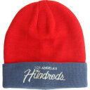 チーム ビーニー キャップ 帽子 赤 レッド 青色 ブルー メンズ 【 THE HUNDREDS TEAM BEANIE (RED / BLUE) RED BLUE 】 バッグ メンズキャップ 帽子 ニット帽