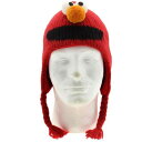 ストリート ビーニー キャップ 帽子 赤 レッド セサミストリート ジュニア キッズ 【 SESAME STREET KIDS ELMO PILOT HAT BEANIE (RED) / RED 】 ベビー マタニティ ニット帽