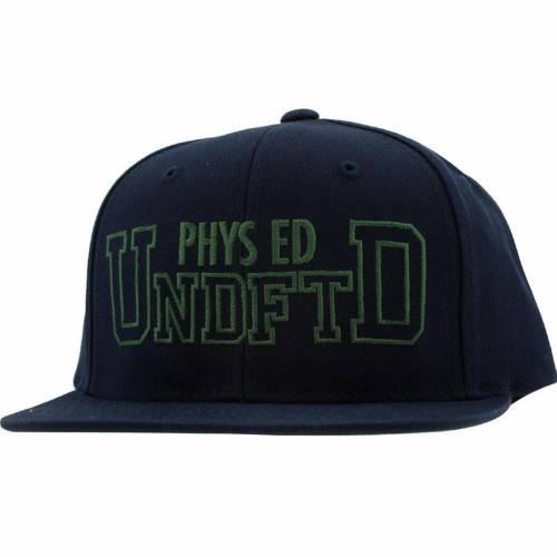 アンディフィーテッド スターター スナップバック バッグ キャップ キャップ 帽子 紺色 ネイビー メンズ 【 UNDEFEATED PHYS ED STARTER SNAPBACK CAP (NAVY) / NAVY 】 メンズキャップ 帽子