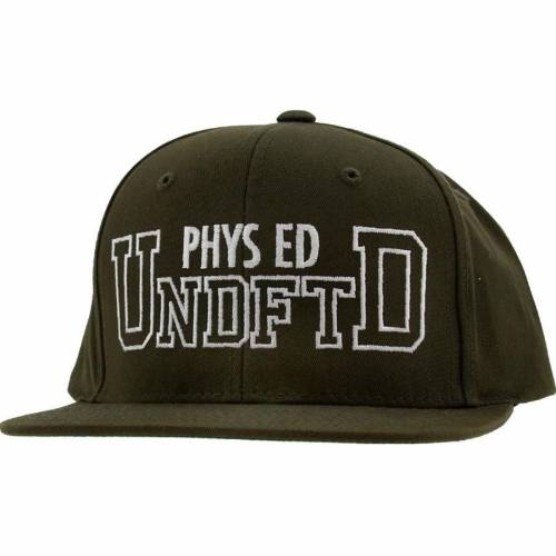 アンディフィーテッド スターター スナップバック バッグ キャップ キャップ 帽子 オリーブ メンズ 【 UNDEFEATED PHYS ED STARTER SNAPBACK CAP (OLIVE) / OLIVE 】 メンズキャップ 帽子