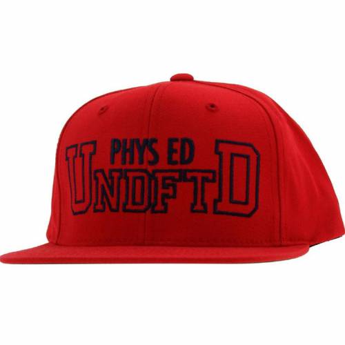 アンディフィーテッド スターター スナップバック バッグ キャップ キャップ 帽子 赤 レッド メンズ 【 UNDEFEATED PHYS ED STARTER SNAPBACK CAP (RED) / RED 】 メンズキャップ 帽子