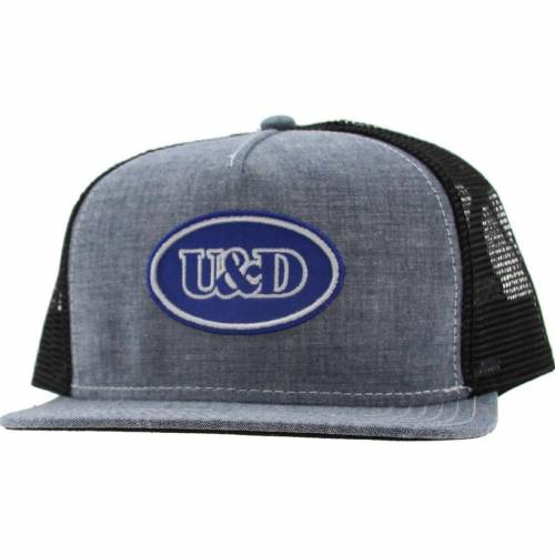 アンディフィーテッド トラッカー スナップバック バッグ キャップ キャップ 帽子 青色 ブルー メンズ 【 UNDEFEATED U AND D PATCH TRUCKER SNAPBACK CAP (BLUE CHAMBRAY) / BLUE CHAMBRAY 】 メンズキャップ 帽子