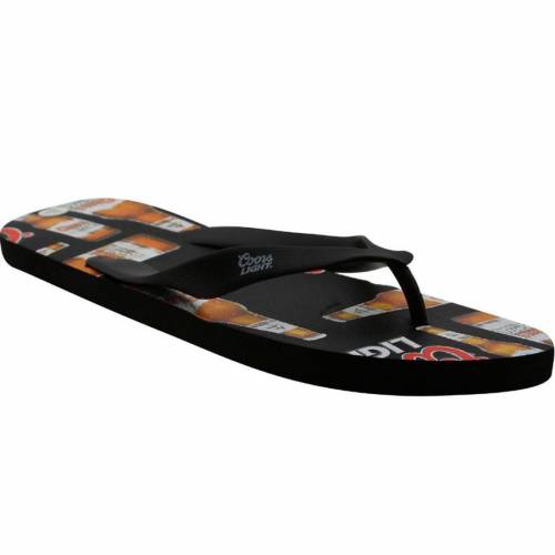 【★スーパーSALE★12/11深夜2時迄】ライト 黒色 ブラック メンズ 【 COORS LITE PRINT SANDAL (BLACK) / BLACK 】 サンダル