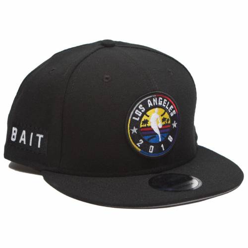 ベイト ゲーム スナップバック バッグ キャップ キャップ 帽子 黒色 ブラック ニューエラ メンズ 【 BAIT X NBA NEW ERA 9FIFTY ALL STAR GAME OTC SNAPBACK CAP (BLACK) / BLACK 】 メンズキャップ 帽子