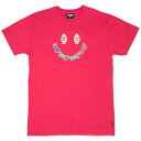 クリーム Tシャツ 赤 レッド アイスクリーム メンズ 【 ICE CREAM MEN HAPPY TEE (RED / RASPBERRY WINE) RED RASPBERRY WINE 】 メンズファッション トップス カットソー