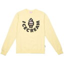 クリーム クルー トレーナー 黄色 イエロー アイスクリーム スウェットトレーナーER メンズ 【 ICE CREAM MEN VANILLA CREW SWEATER (YELLOW) / YELLOW 】 メンズファッション トップス ニット セーター