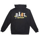 xCg S t[fB[ p[J[ F ubN Y y BAIT X HEATHCLIFF MEN JAPANESE LOGO HOODY (BLACK) / BLACK z Yt@bV gbvX