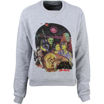 【 ELEVEN PARIS X STAR WARS WOMEN PEPPER SWEATER GRAY 】 レディースファッション トップス スウェット トレーナー 送料無料