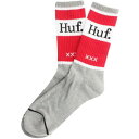 ハフ クルー 靴下 赤 レッド メンズ 【 HUF CAN CREW SOCKS (RED) 1S / RED 】 インナー 下着 ナイトウエア レッグ