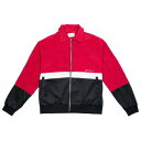 R[fC gbN WPbg  bh F ubN teBhAJ[Y gbNWPbg Y y LIFTED ANCHORS MEN LINK CORDUROY TRACK JACKET (RED / BLACK) RED BLACK z Yt@bV