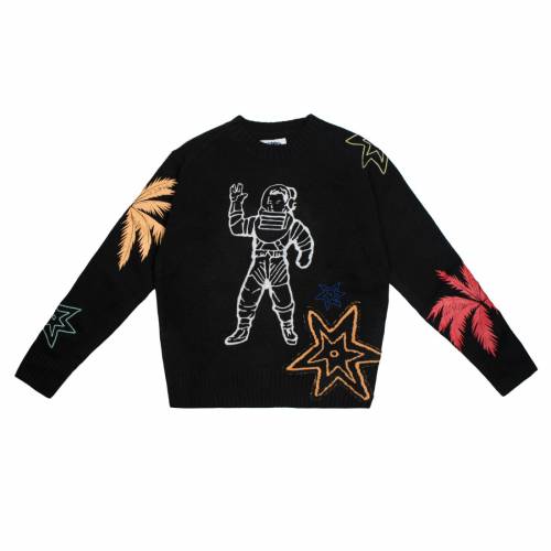 クラブ トレーナー 黒色 ブラック ビリオネアボーイズクラブ メンズ 【 BILLIONAIRE BOYS CLUB BILLIONAIRE BOYS CLUB MEN ASTRO SWEATER (BLACK) / BLACK 】 メンズファッション トップス ニット セーター
