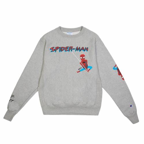 【★スーパーSALE★6/11深夜2時迄】ベイト チャンピオン スウィング トレーナー 灰色 グレー グレイ メンズ 【 BAIT X SPIDERMAN CHAMPION MEN SWING CREWNECK SWEATER (GRAY) / GRAY 】 メンズファッション トップス ニット セーター