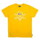 クリーム Tシャツ 黄色 イエロー アイスクリーム メンズ 【 ICE CREAM MEN CONE AND BONES TEE (YELLOW) / YELLOW 】 メンズファッション トップス カットソー