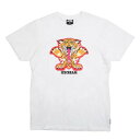 クリーム Tシャツ 白色 ホワイト アイスクリーム メンズ 【 ICE CREAM MEN GRRR TEE (WHITE) / WHITE 】 メンズファッション トップス カットソー