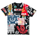 クリーム タグ チーム ニット Tシャツ 黒色 ブラック アイスクリーム メンズ 【 ICE CREAM MEN TAG TEAM KNIT TEE (BLACK / PRINT KNIT) BLACK PRINT KNIT 】 メンズファッション トップス カットソー
