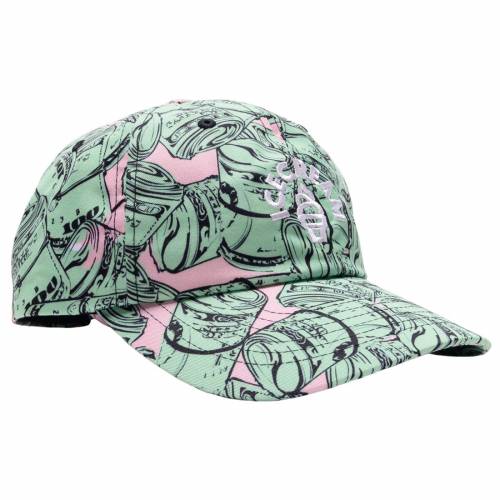 【★スーパーSALE★6/11深夜2時迄】クリーム キャップ キャップ 帽子 ローズ 緑 グリーン アイスクリーム メンズ 【 ICE CREAM BANDS DAD CAP (GREEN / ROSE SMOKE) GREEN ROSE SMOKE 】 バッグ メンズキャップ 帽子