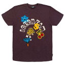 クリーム ニット Tシャツ 茶色 ブラウン アイスクリーム メンズ 【 ICE CREAM MEN MELTED KNIT TEE (BROWN / SHALE) BROWN SHALE 】 メンズファッション トップス カットソー