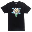 クリーム Tシャツ 黒色 ブラック アイスクリーム メンズ 【 ICE CREAM MEN DOTTY TEE (BLACK) / BLACK 】 メンズファッション トップス カットソー