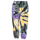 クリーム ジョガーパンツ ネクタイ 黒色 ブラック アイスクリーム メンズ 【 ICE CREAM MEN SPIRAL VISION JOGGER PANTS (BLACK / TIE DYE) BLACK TIE DYE 】 メンズファッション ズボン