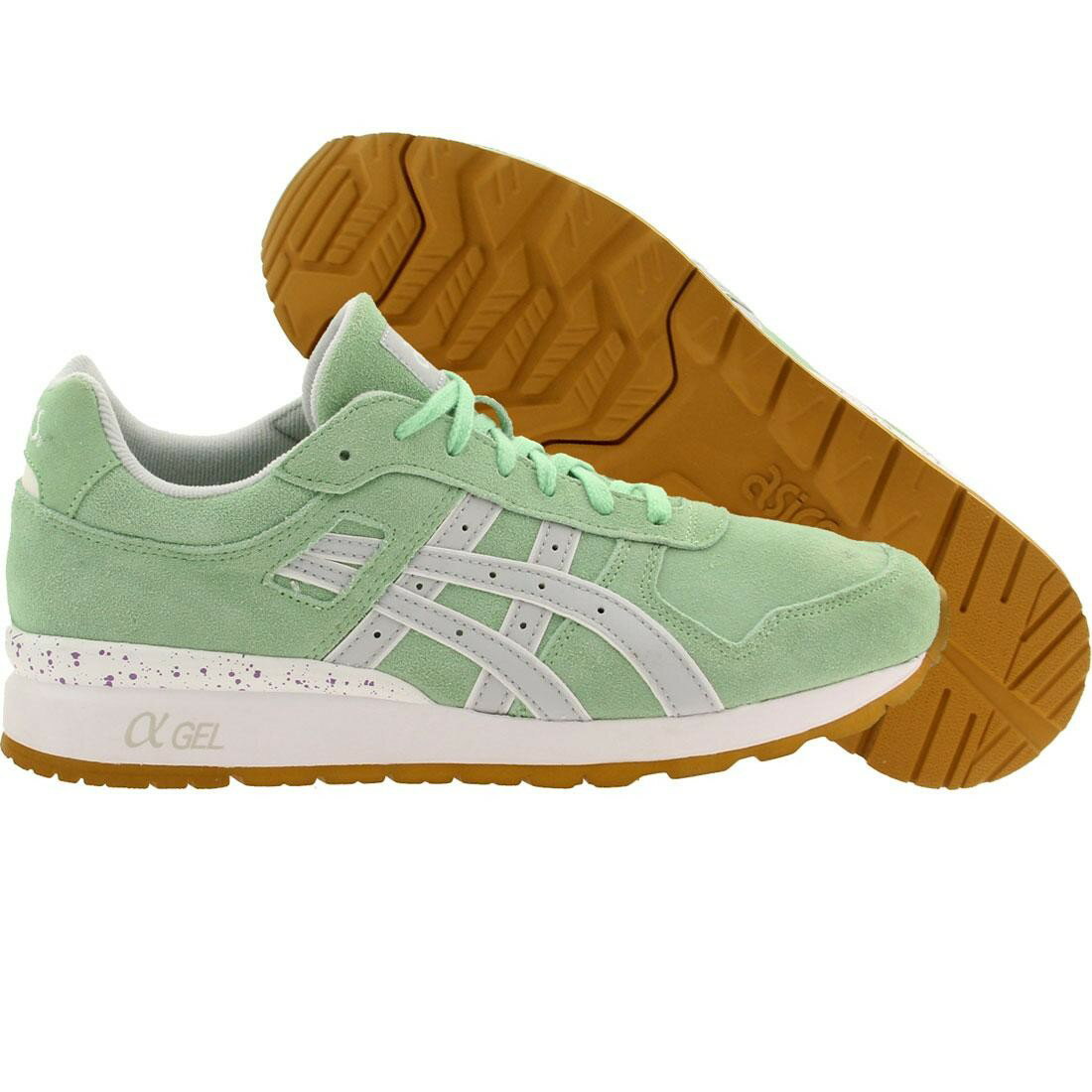 【海外限定】アシックス 緑 グリーン 靴 メンズ靴 【 ASICS GREEN TIGER MEN GTII EASTER FULL BLOOM PACK ASH SOFT GRAY 】