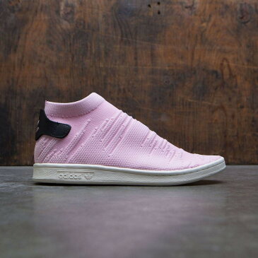 【海外限定】アディダス ピンク コア 靴 レディース靴 【 ADIDAS PINK WOMEN STAN SMITH SOCK PRIMEKNIT W WONDER CORE BLACK 】