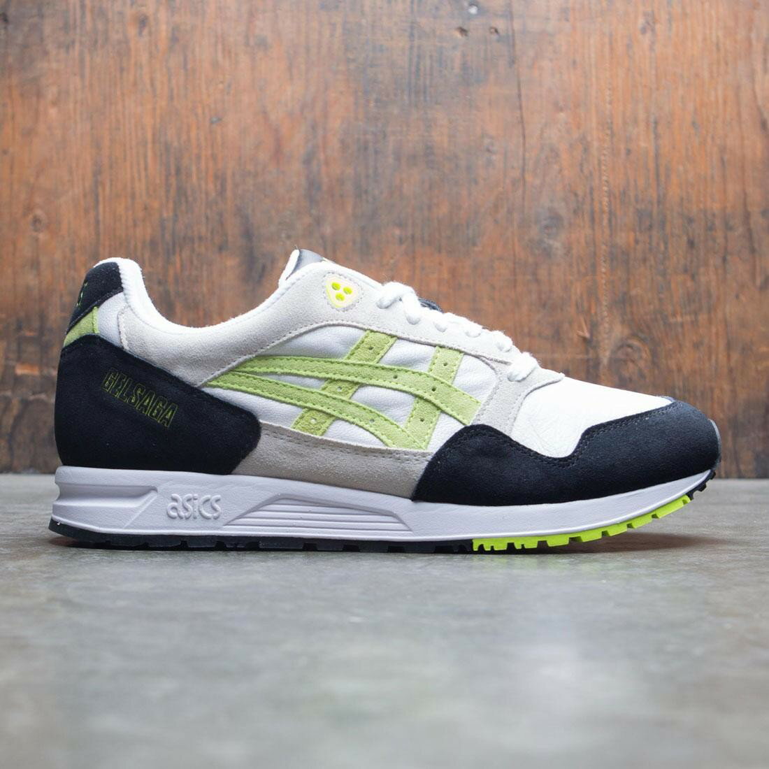 【海外限定】アシックス メンズ靴 スニーカー 【 ASICS TIGER MEN GEL SAGA WHITE FLASH YELLOW 】