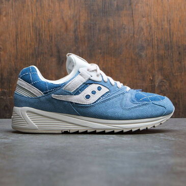 サッカニー スニーカー 【 SAUCONY MEN GRID 8500 BORO PACK BLUE WASHED DENIM 】 メンズ 送料無料